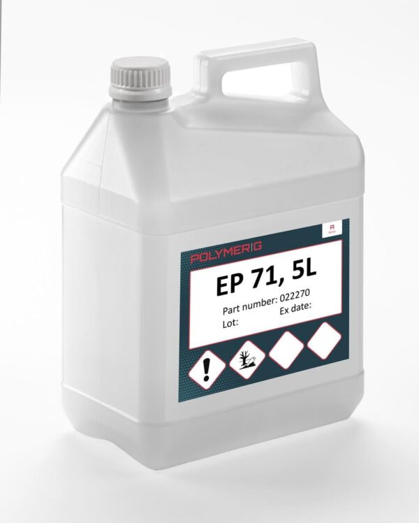 EP 71 Low Viscosity Semi-flexible Room Temperature Curing Epoxy