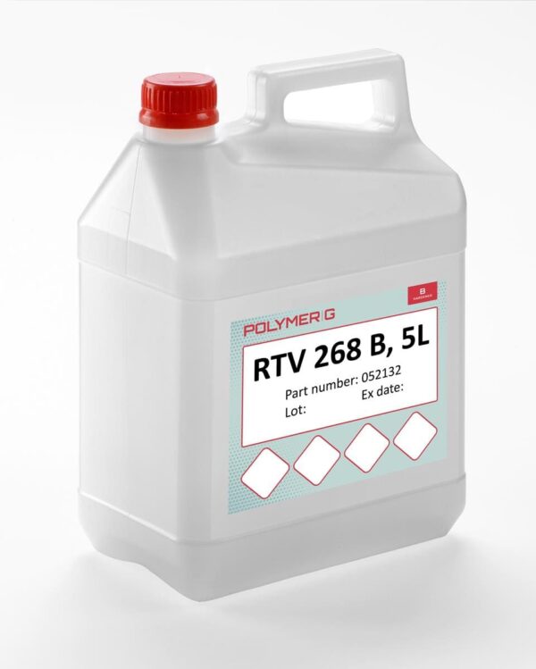 RTV 268 B Clear, Moderate Viscosity, Two-Component RTV Silicone
